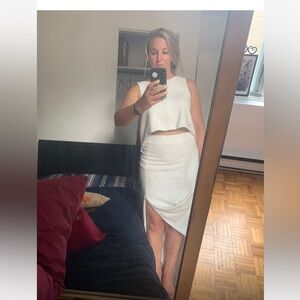 Black Halo Kacie 2 piece maxi dress, never worn